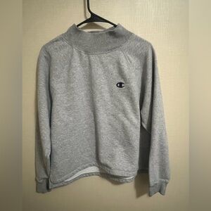 grey champion turtleneck sweatshirt size L